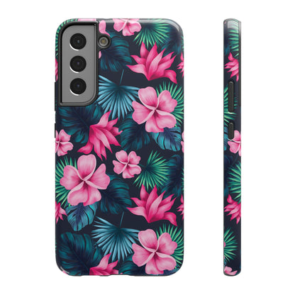 Tropical Paradise Floral Phone Case – MagSafe Compatible for iPhone & Samsung Galaxy