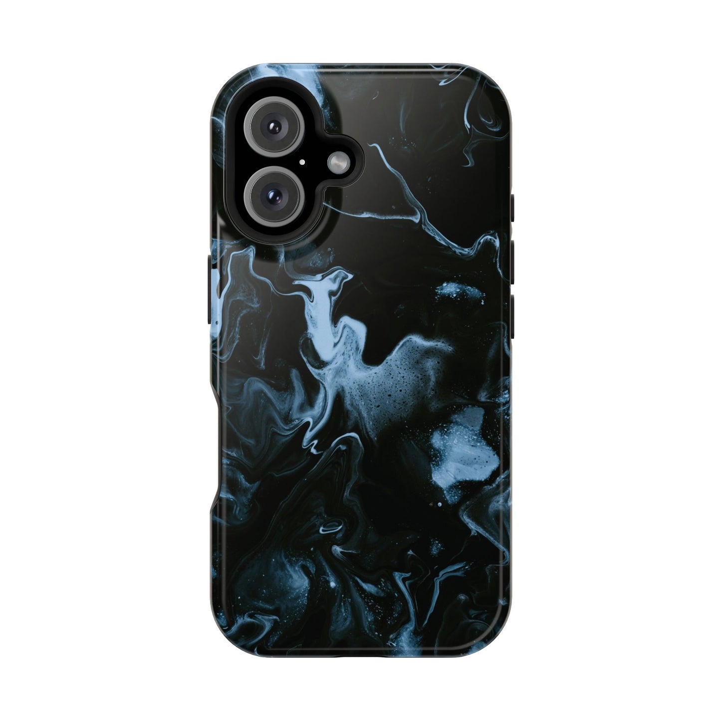 Midnight Frost Swirl Phone Case – MagSafe Compatible for iPhone & Samsung Galaxy