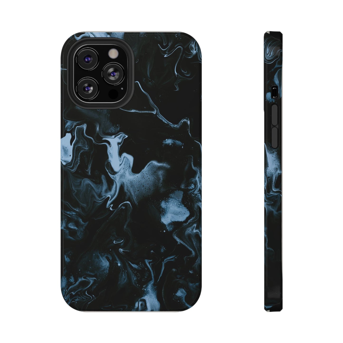 Midnight Frost Swirl Phone Case – MagSafe Compatible for iPhone & Samsung Galaxy