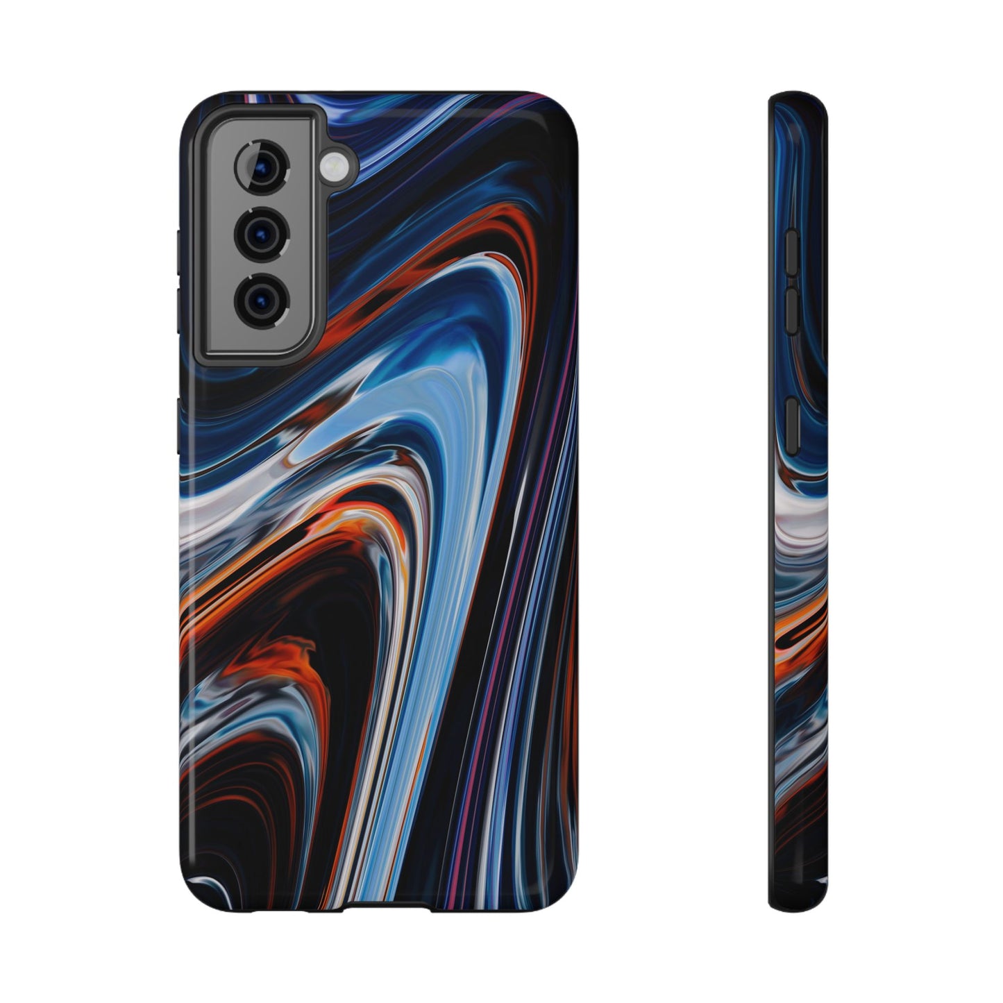 Vibrant Swirl Energy Phone Case – MagSafe Compatible for iPhone & Samsung Galaxy