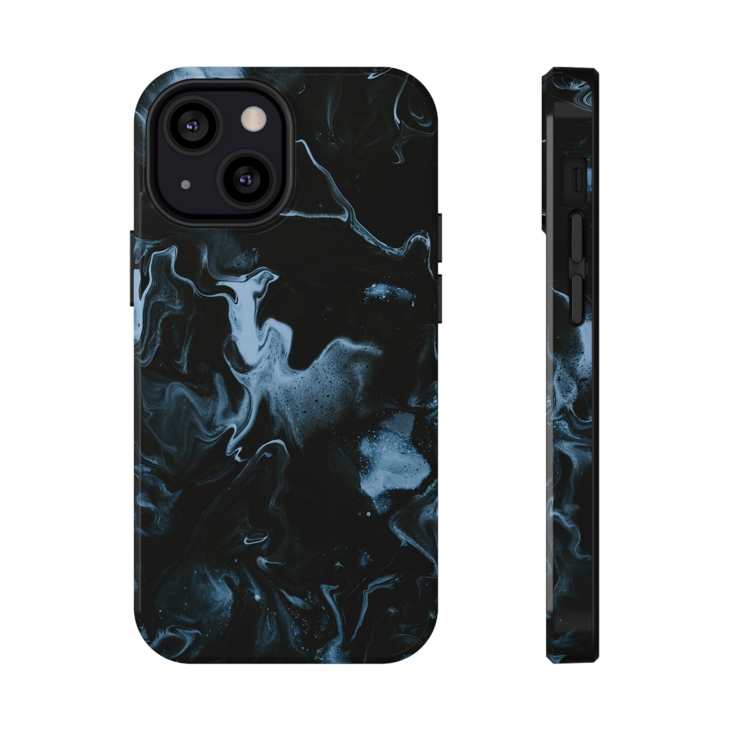 Midnight Frost Swirl Phone Case – MagSafe Compatible for iPhone & Samsung Galaxy