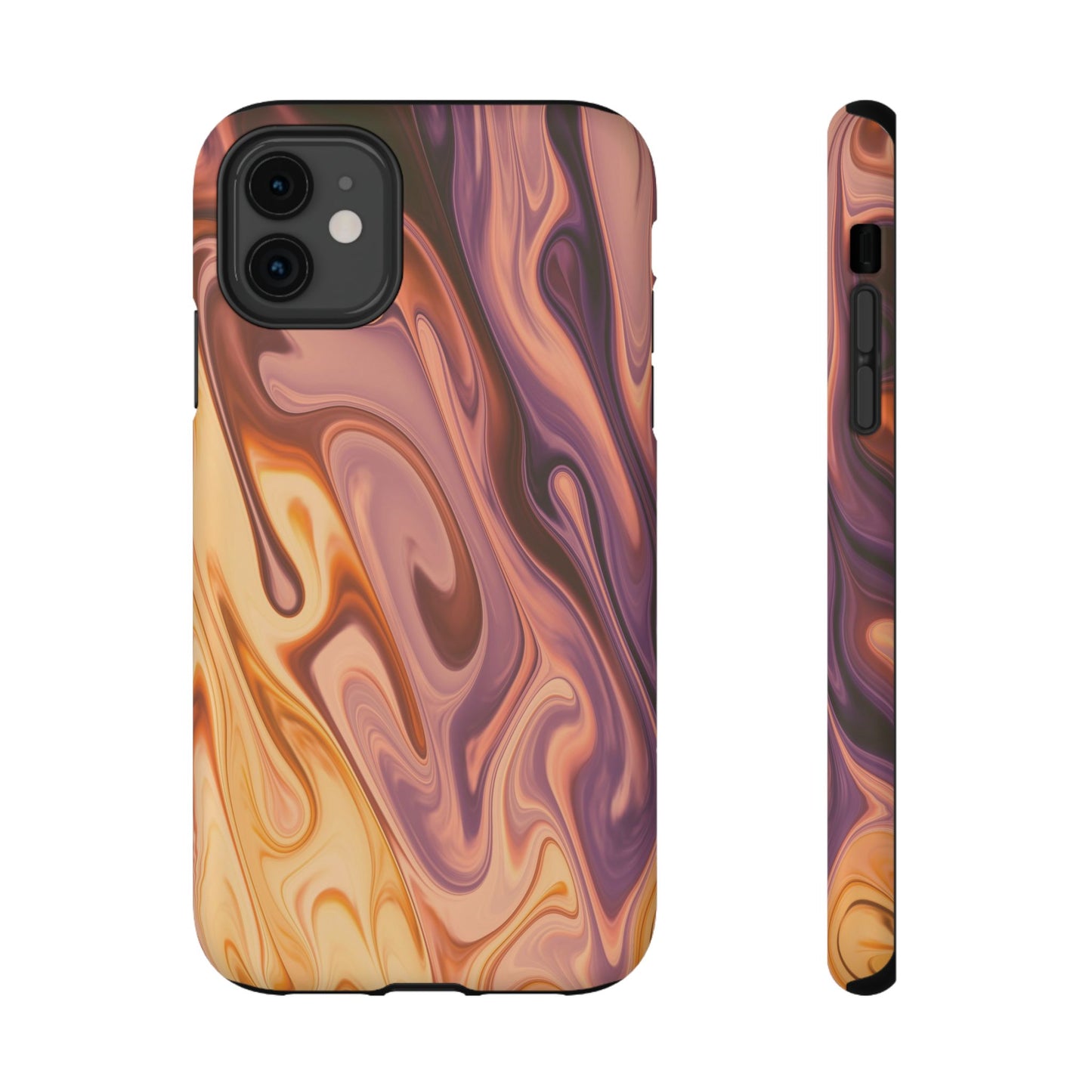 Golden Hour Swirl Phone Case – MagSafe Compatible for iPhone & Samsung Galaxy