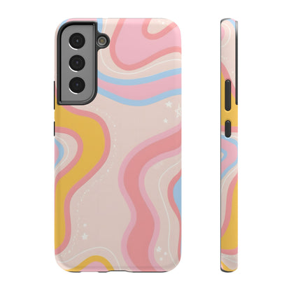 Pastel Dreamy Waves Phone Case – MagSafe Compatible for iPhone & Samsung Galaxy