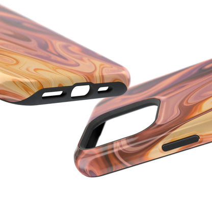 Golden Hour Swirl Phone Case – MagSafe Compatible for iPhone & Samsung Galaxy