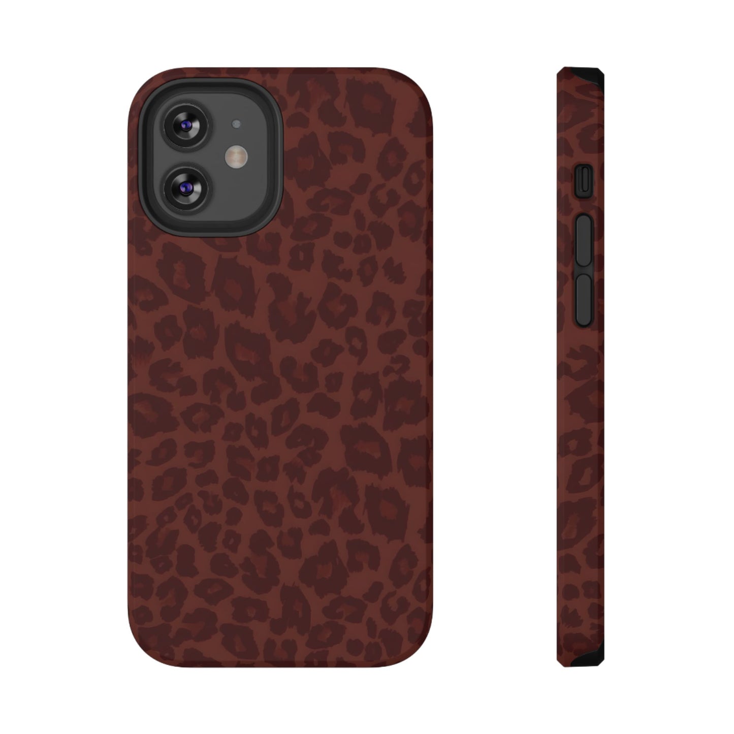 Cocoa Leopard Print Phone Case – MagSafe Compatible for iPhone & Samsung Galaxy