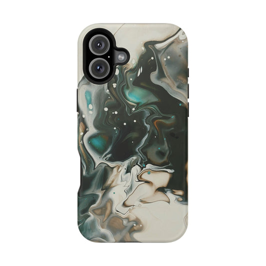 Terra Mist Earthtone Marble Phone Case – MagSafe Compatible for iPhone & Samsung Galaxy