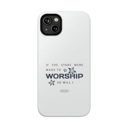 Psalm 14 8:3 "Stars Made to Worship" Phone Case – MagSafe Compatible for iPhone & Samsung Galaxy