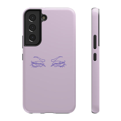 Sassy Line Art Eyes Phone Case – MagSafe Compatible for iPhone & Samsung Galaxy