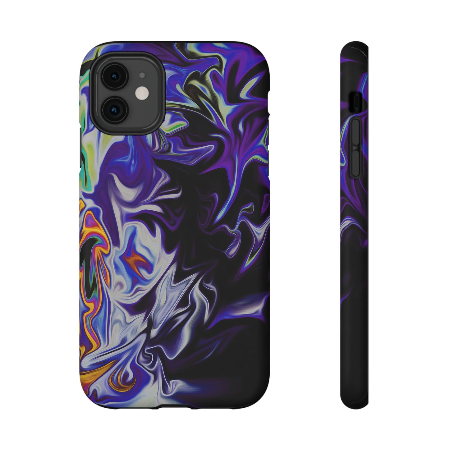 Dark Cosmic Swirl Phone Case – MagSafe Compatible for iPhone & Samsung Galaxy