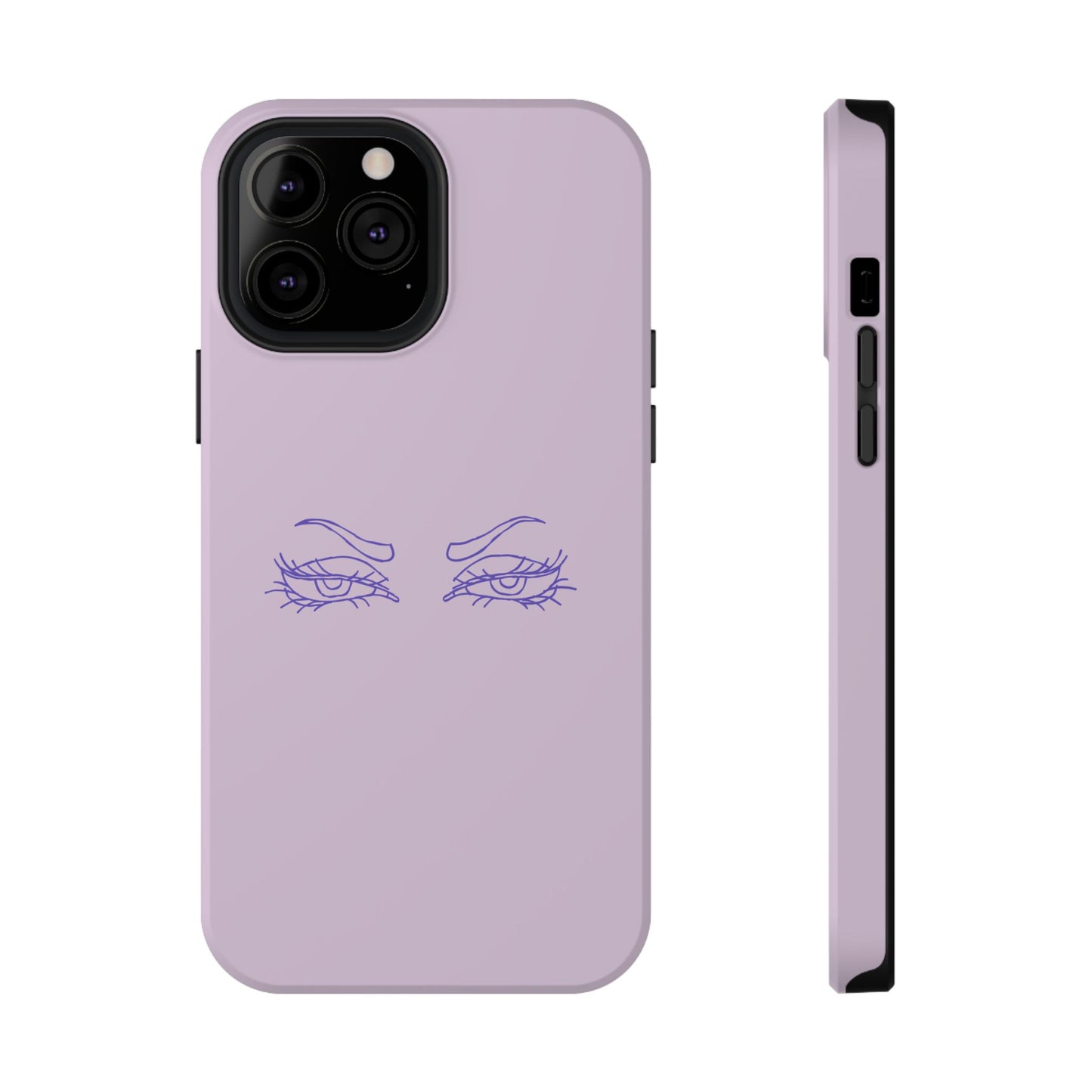 Sassy Line Art Eyes Phone Case – MagSafe Compatible for iPhone & Samsung Galaxy