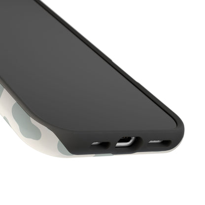 Soft Gray Camo Print Phone Case – MagSafe Compatible for iPhone & Samsung Galaxy
