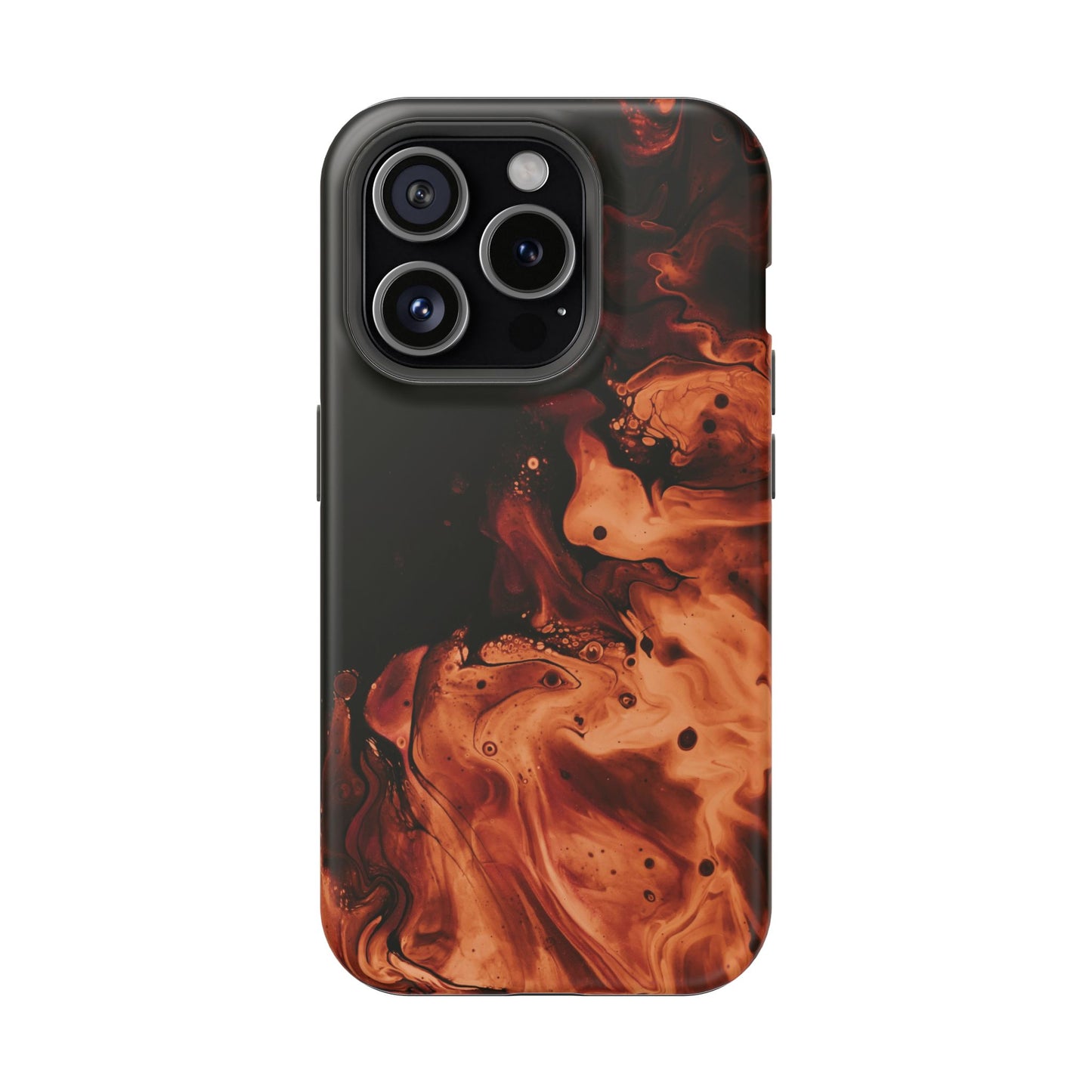 Molten Lava Abstract Art Phone Case – MagSafe Compatible for iPhone & Samsung Galaxy
