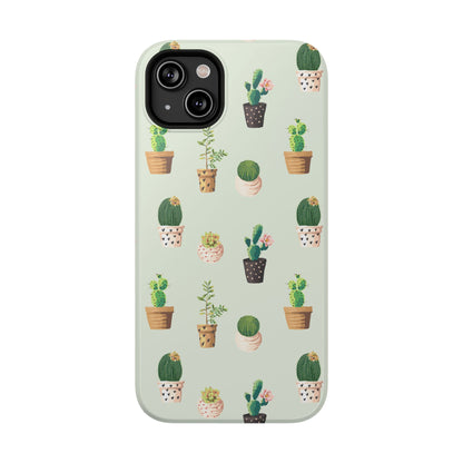 Desert Bloom Cactus Phone Case – Cute Succulent Print, MagSafe Compatible for iPhone & Samsung Galaxy