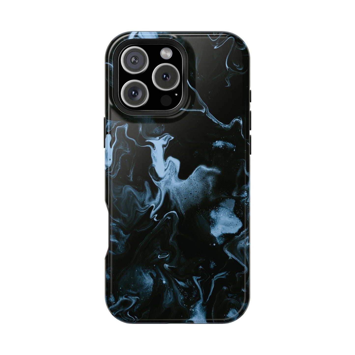 Midnight Frost Swirl Phone Case – MagSafe Compatible for iPhone & Samsung Galaxy
