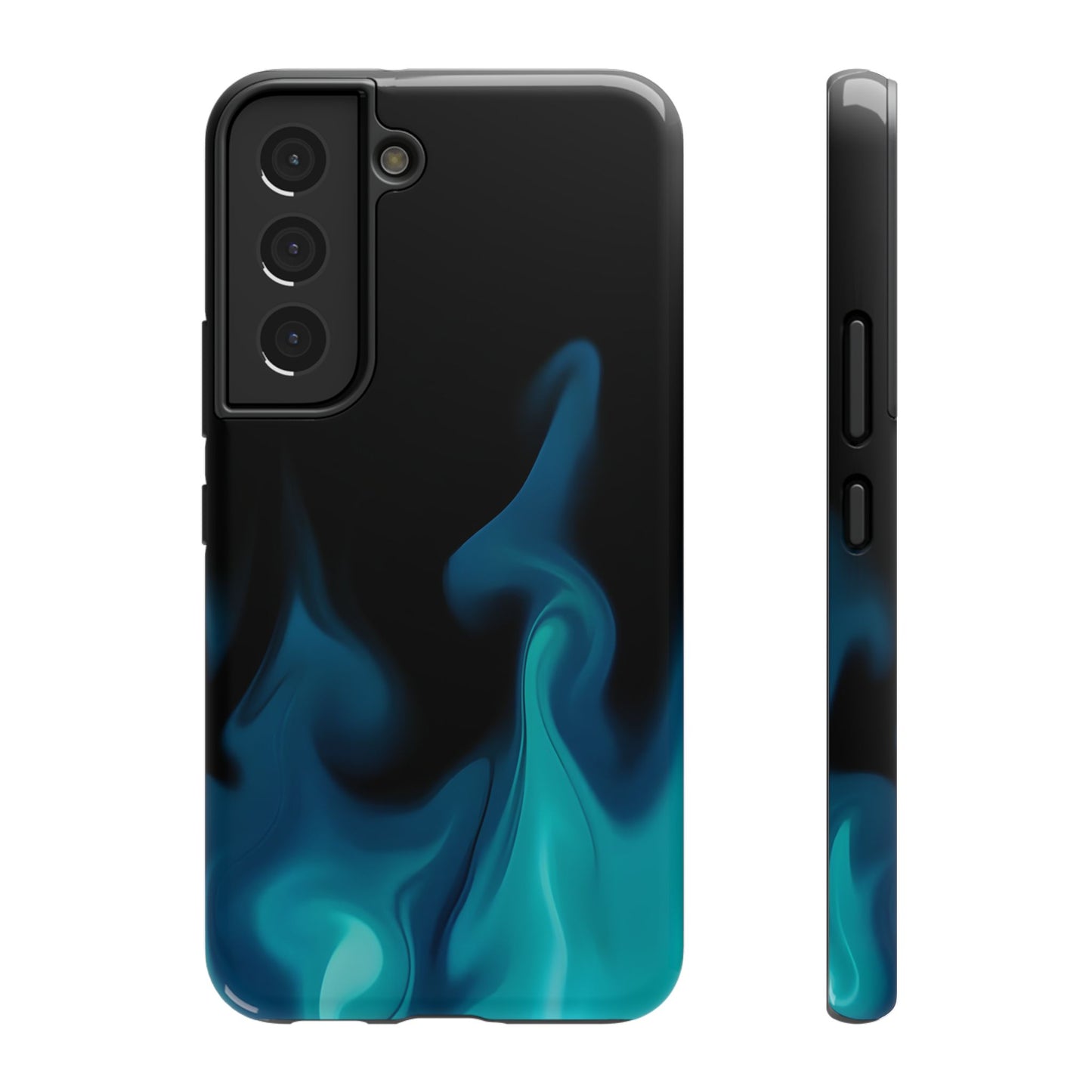 Blue Flame Energy Phone Case – MagSafe Compatible for iPhone & Samsung Galaxy