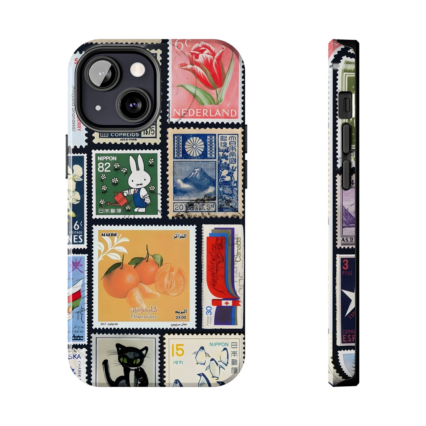 Stamp Collage Tough Phone Case - iPhone Case 15-11 All Sizes