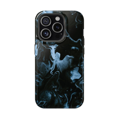 Midnight Frost Swirl Phone Case – MagSafe Compatible for iPhone & Samsung Galaxy