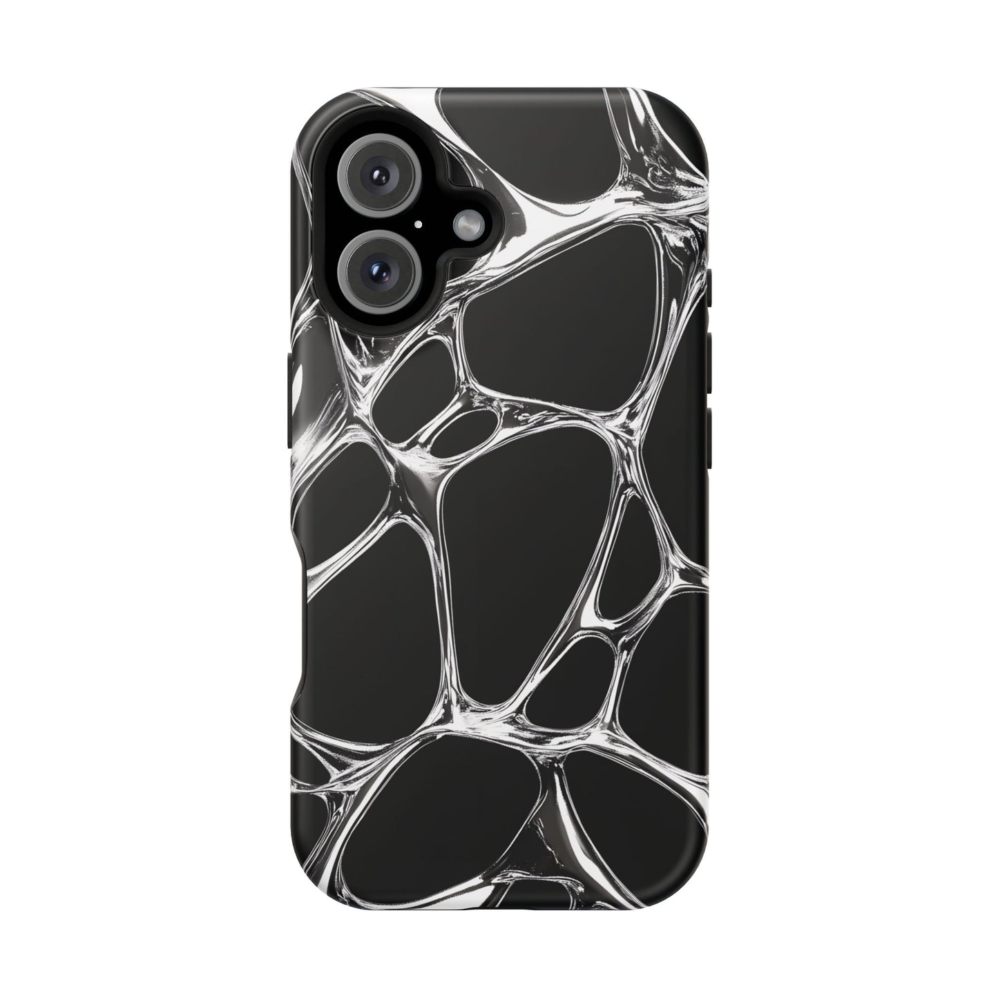 Liquid Metal Abstract Phone Case – MagSafe Compatible for iPhone & Samsung Galaxy