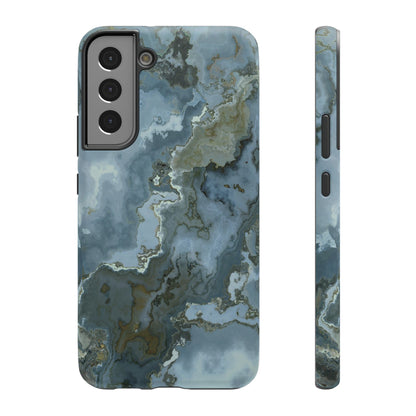 Oceanic Agate Marble Phone Case – MagSafe Compatible for iPhone & Samsung Galaxy
