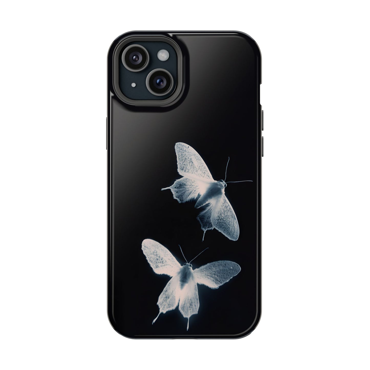 Ethereal Moth Dark Aesthetic Phone Case – MagSafe Compatible for iPhone & Samsung Galaxy
