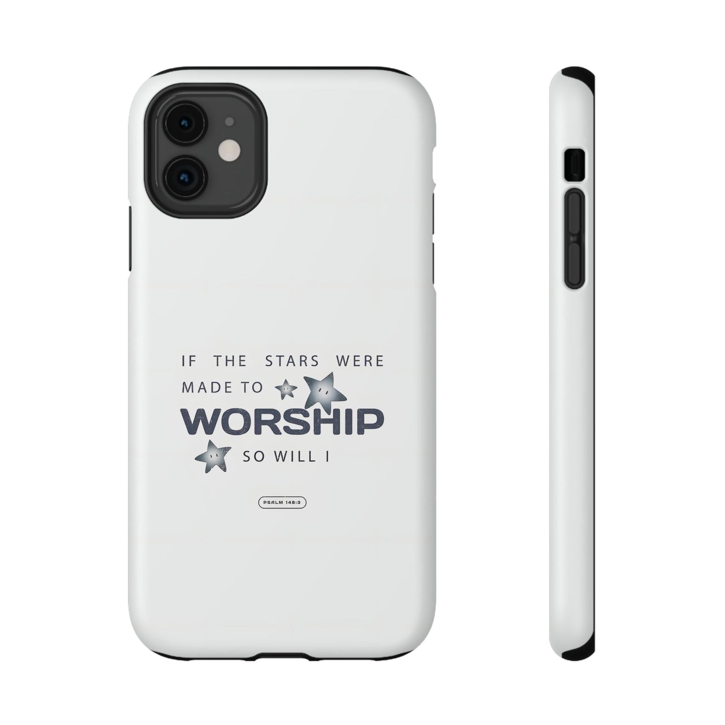 Psalm 14 8:3 "Stars Made to Worship" Phone Case – MagSafe Compatible for iPhone & Samsung Galaxy