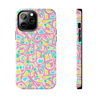 Retro 80's Style Music Graphic Phone Case - iPhone 11-15 All Sizes