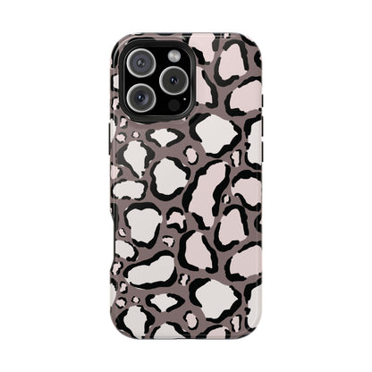 Chic Leopard Print Phone Case – MagSafe Compatible for iPhone & Samsung Galaxy