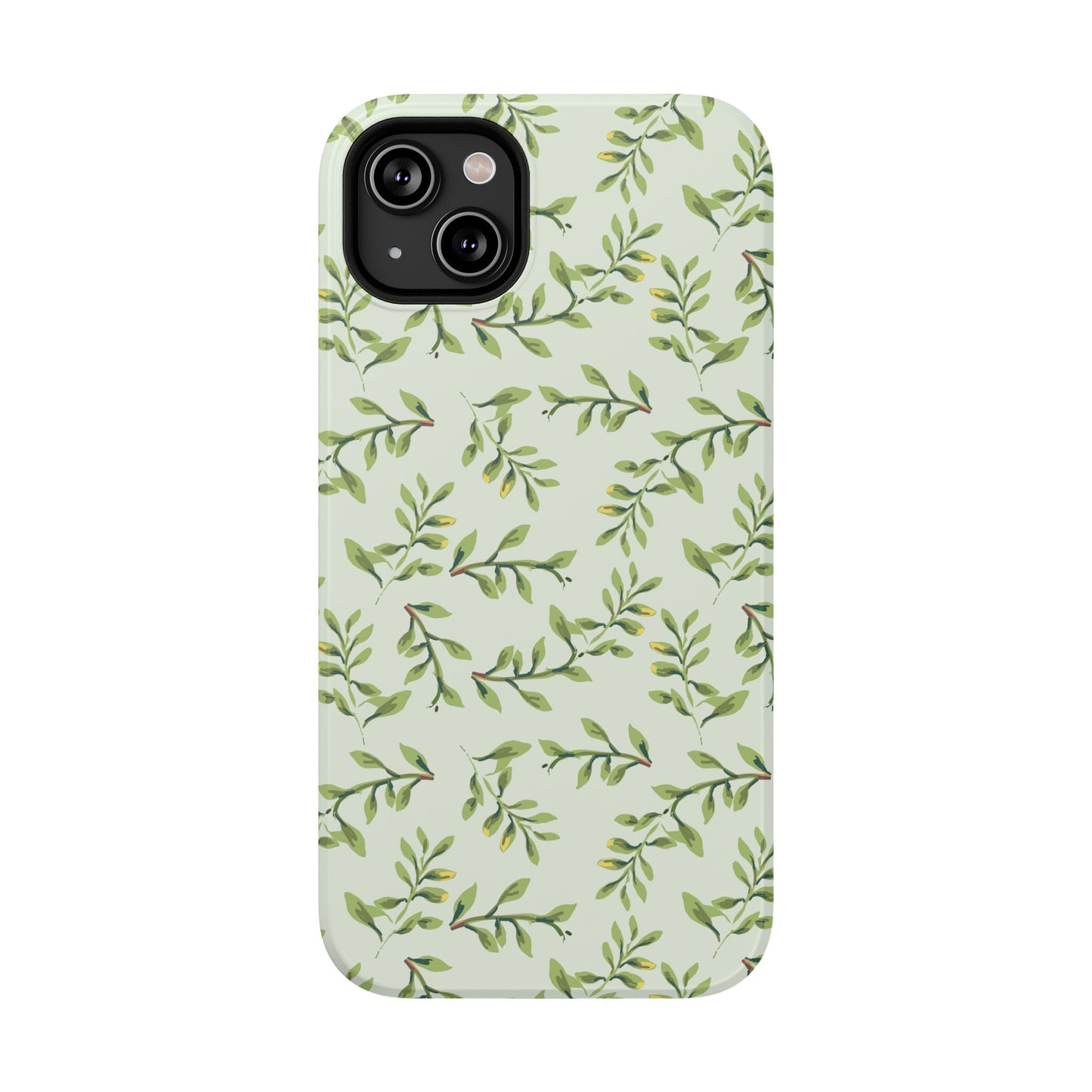 Olive Branch Botanical Phone Case – MagSafe Compatible for iPhone & Samsung Galaxy