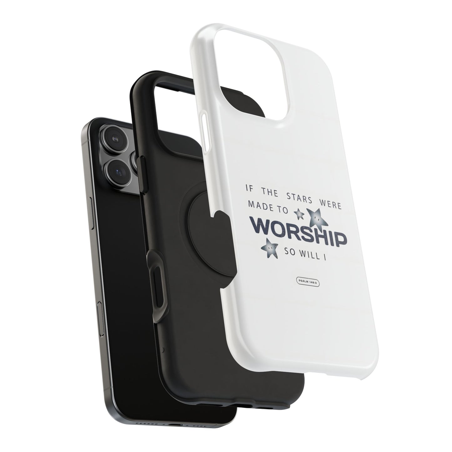 Psalm 14 8:3 "Stars Made to Worship" Phone Case – MagSafe Compatible for iPhone & Samsung Galaxy