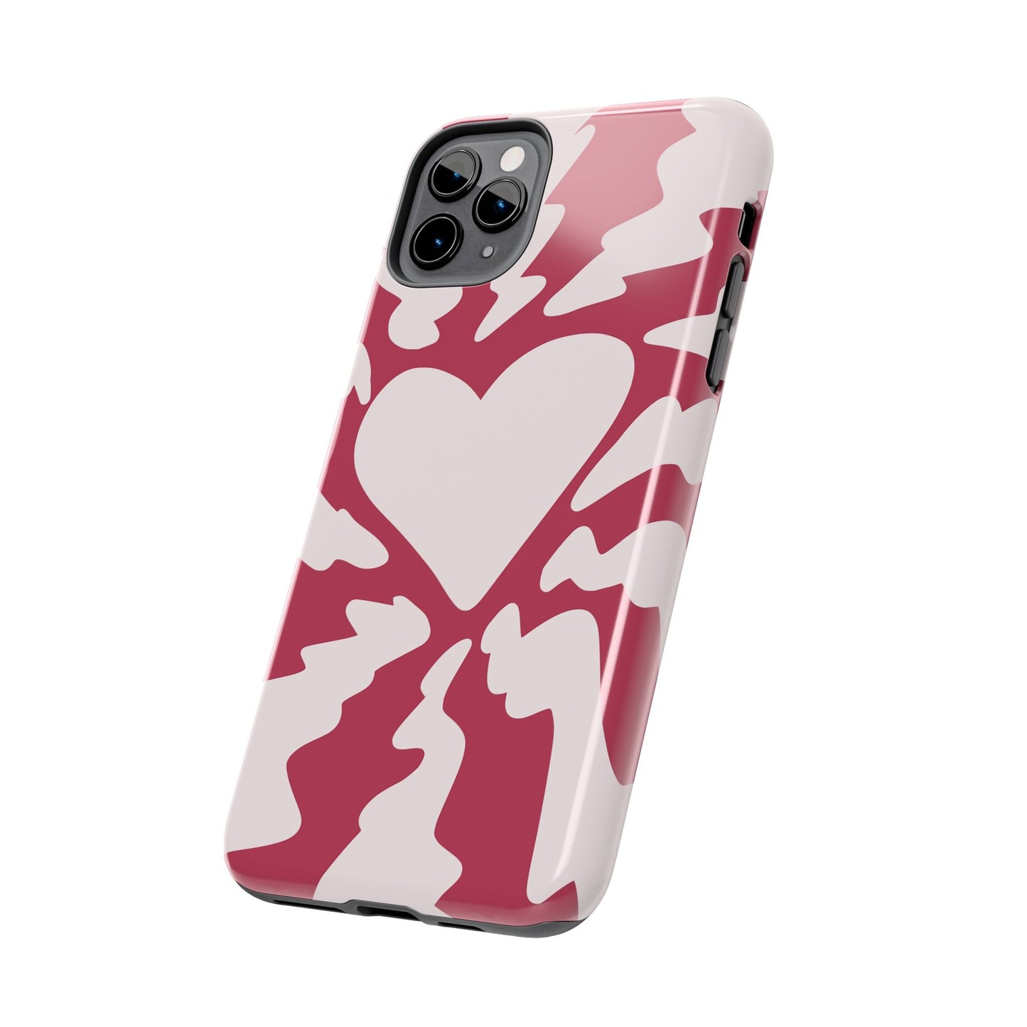 Cute Simplistic Heart Design for iPhone 11-15 All Sizes