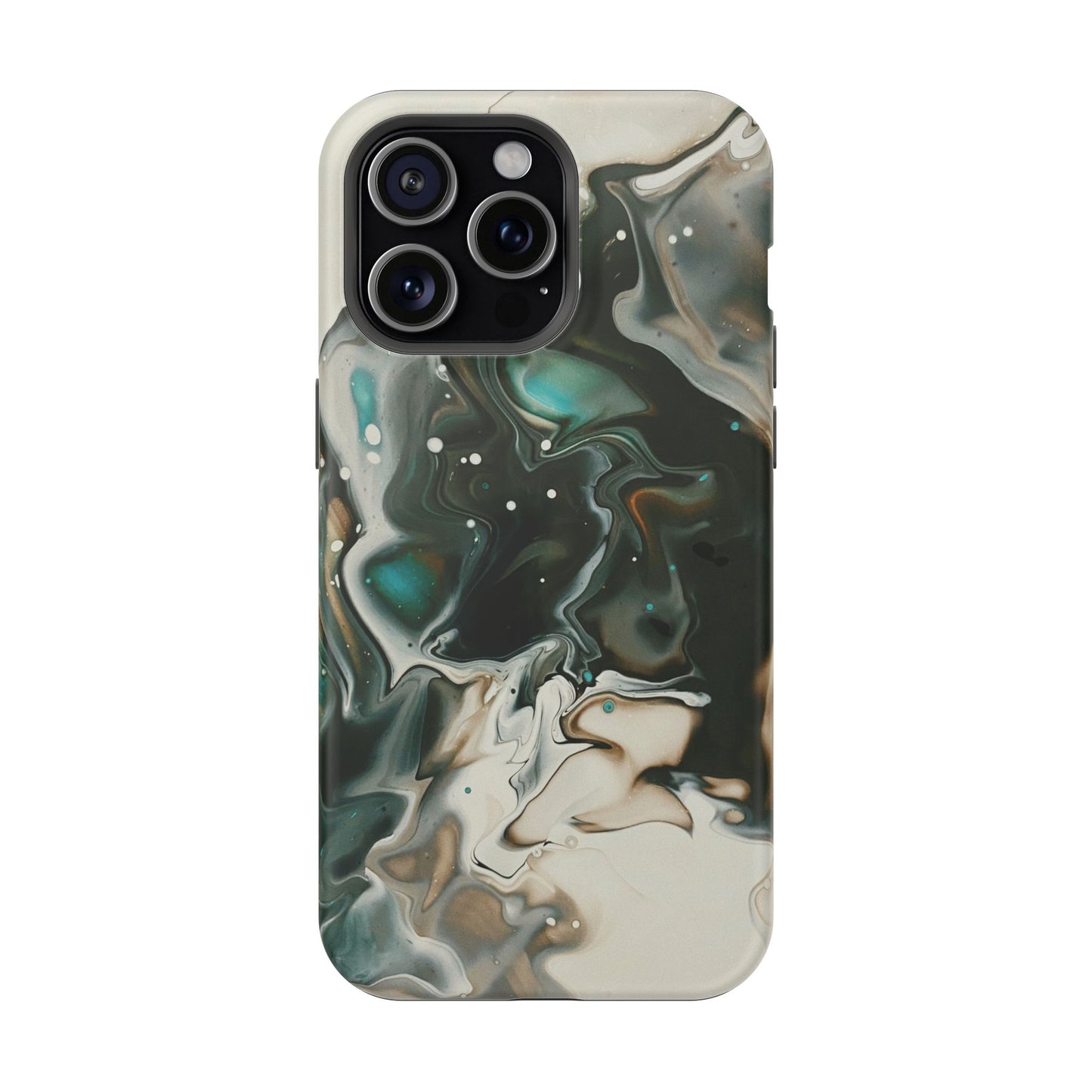 Terra Mist Earthtone Marble Phone Case – MagSafe Compatible for iPhone & Samsung Galaxy