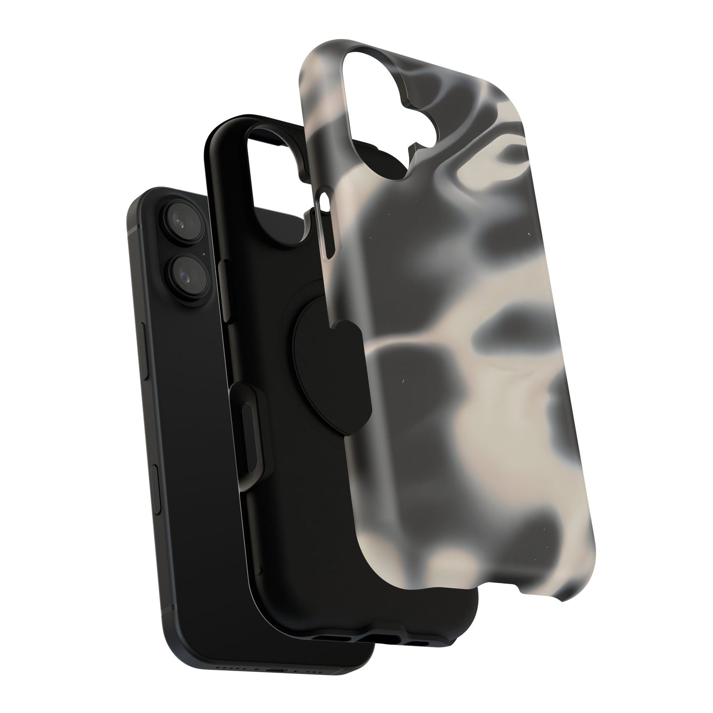 Smoky Marble Swirl Phone Case – MagSafe Compatible for iPhone & Samsung Galaxy