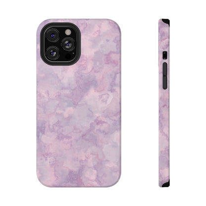 Lavender Dream Marble Phone Case – MagSafe Compatible for iPhone & Samsung Galaxy