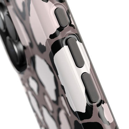 Chic Leopard Print Phone Case – MagSafe Compatible for iPhone & Samsung Galaxy