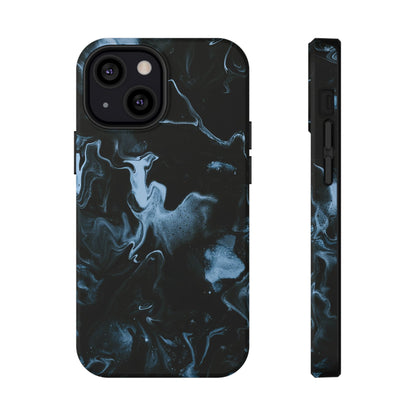 Midnight Frost Swirl Phone Case – MagSafe Compatible for iPhone & Samsung Galaxy