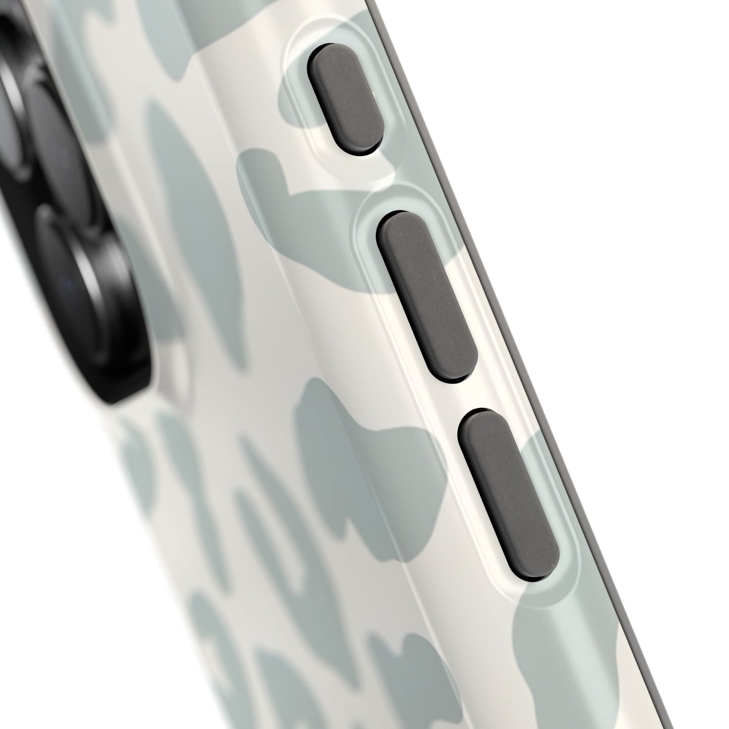 Soft Gray Camo Print Phone Case – MagSafe Compatible for iPhone & Samsung Galaxy