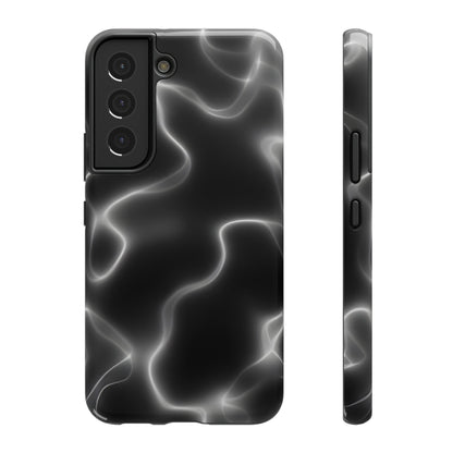 Electric Black Glow Phone Case – MagSafe Compatible for iPhone & Samsung Galaxy
