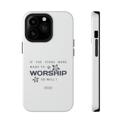 Psalm 14 8:3 "Stars Made to Worship" Phone Case – MagSafe Compatible for iPhone & Samsung Galaxy