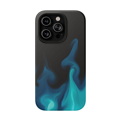 Blue Flame Energy Phone Case – MagSafe Compatible for iPhone & Samsung Galaxy