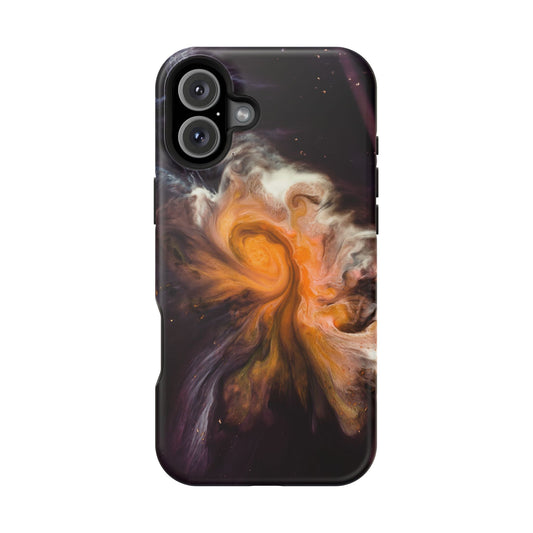 Galactic Ember Nebula Phone Case – MagSafe Compatible for iPhone & Samsung Galaxy