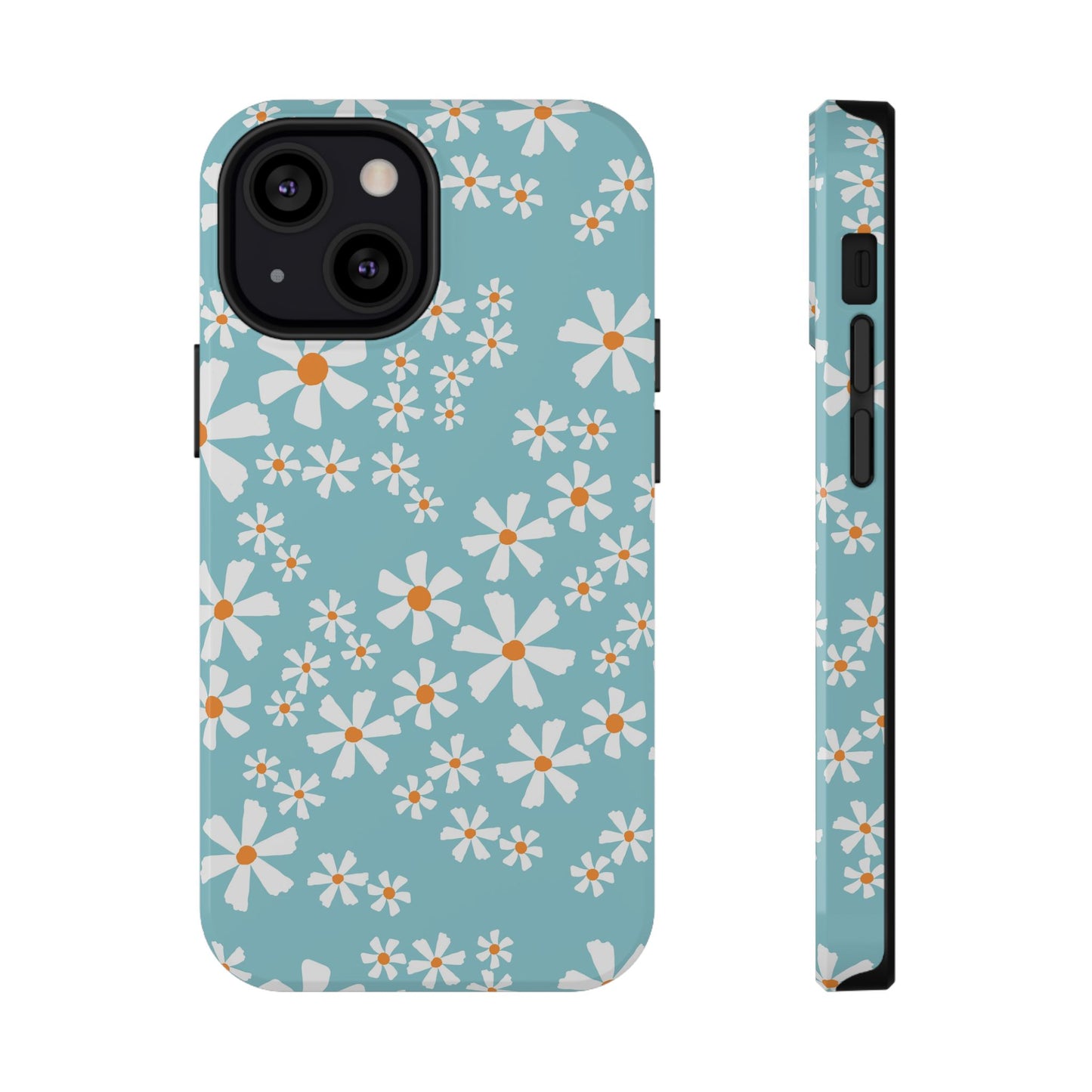 Vintage Daisy Field Phone Case – MagSafe Compatible for iPhone & Samsung Galaxy