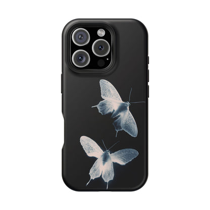 Ethereal Moth Dark Aesthetic Phone Case – MagSafe Compatible for iPhone & Samsung Galaxy