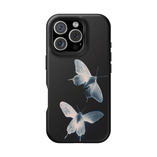 Ethereal Moth Dark Aesthetic Phone Case – MagSafe Compatible for iPhone & Samsung Galaxy
