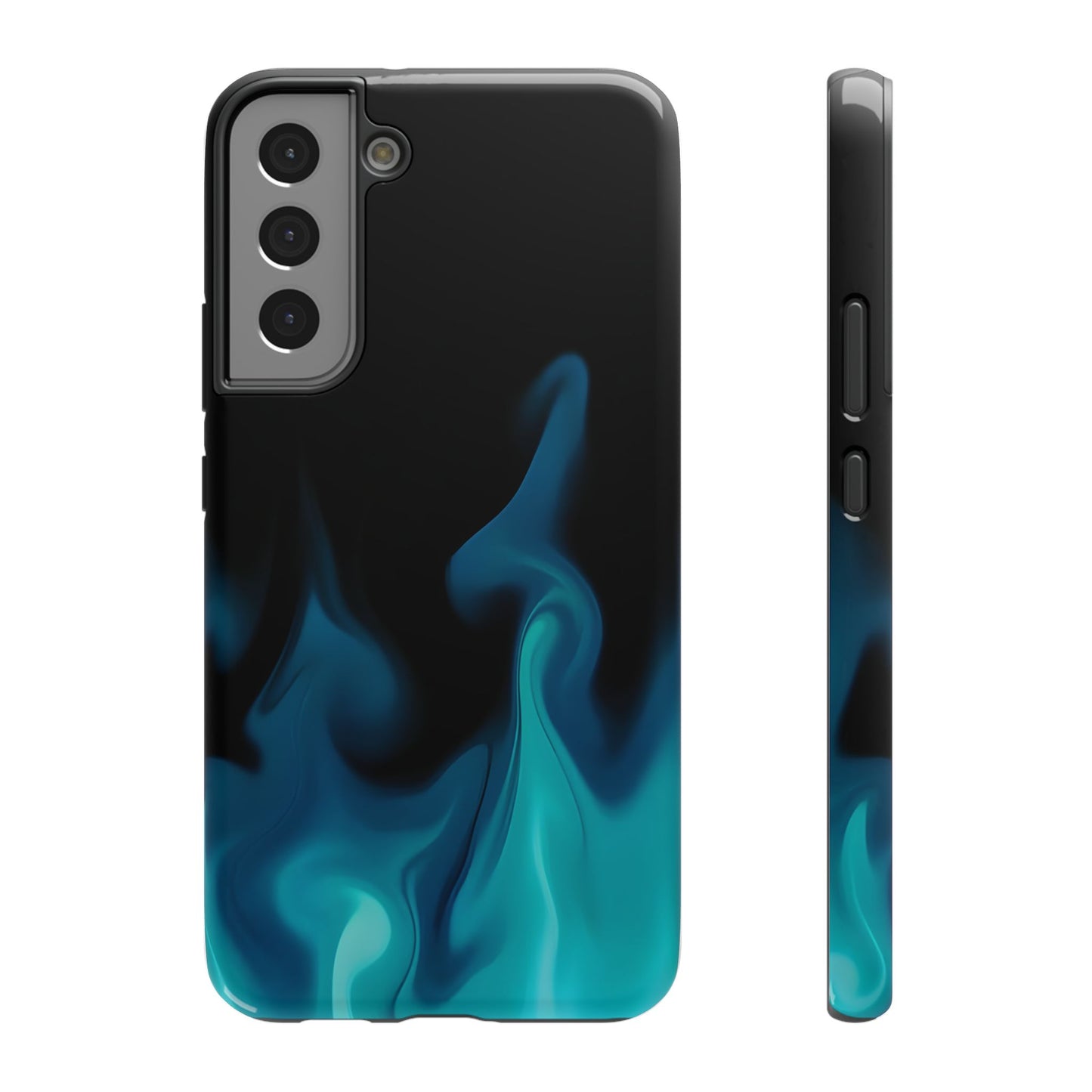 Blue Flame Energy Phone Case – MagSafe Compatible for iPhone & Samsung Galaxy