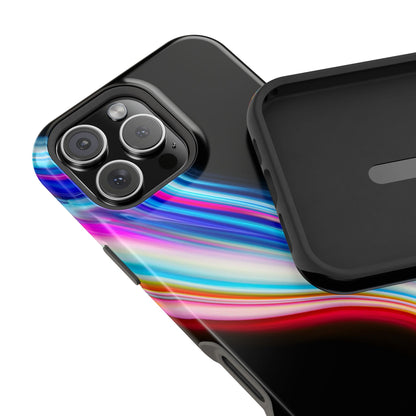 Neon Light Streak Phone Case – MagSafe Compatible for iPhone & Samsung Galaxy