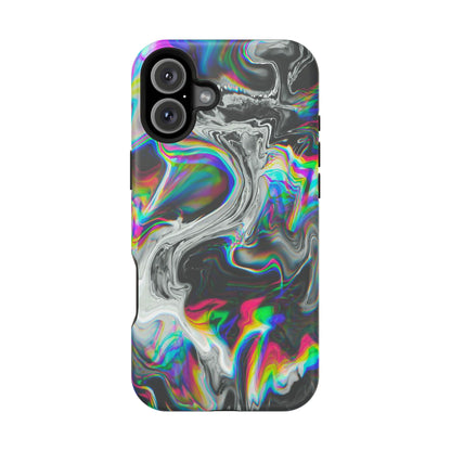 Holographic Swirl Phone Case – MagSafe Compatible for iPhone & Samsung Galaxy