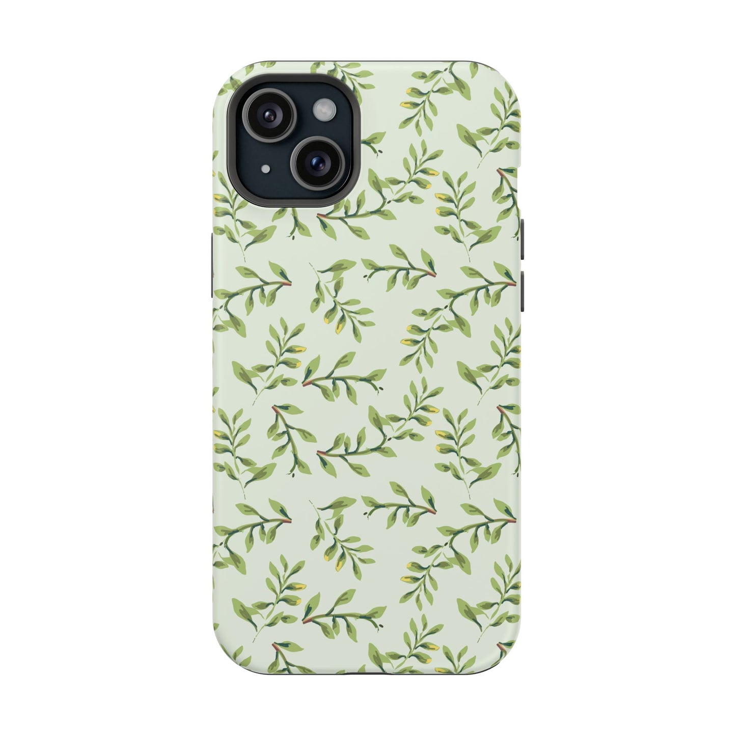 Olive Branch Botanical Phone Case – MagSafe Compatible for iPhone & Samsung Galaxy