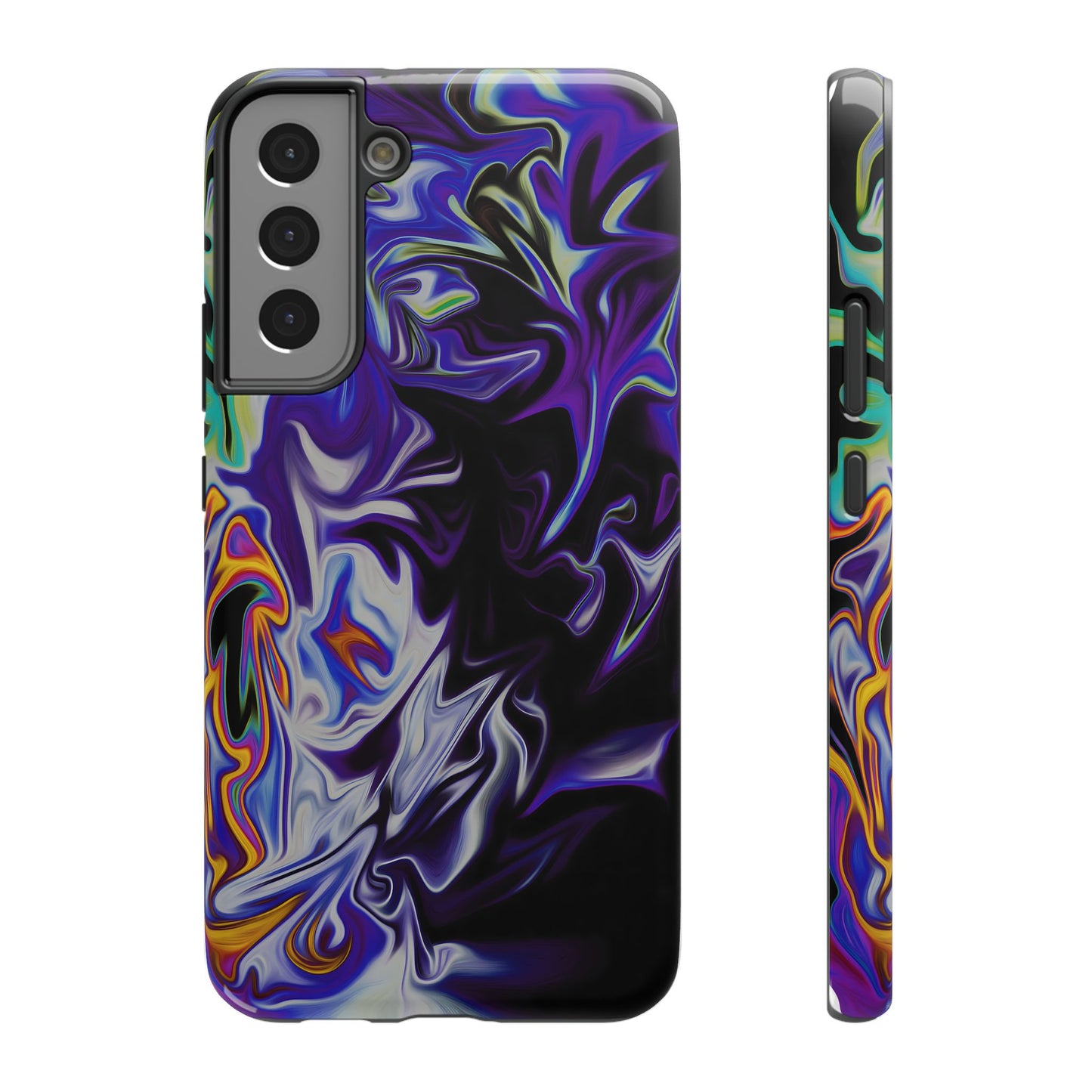 Dark Cosmic Swirl Phone Case – MagSafe Compatible for iPhone & Samsung Galaxy