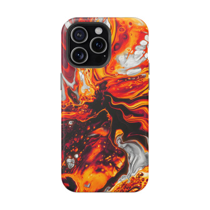 Molten Lava Abstract Phone Case – MagSafe Compatible for iPhone & Samsung Galaxy