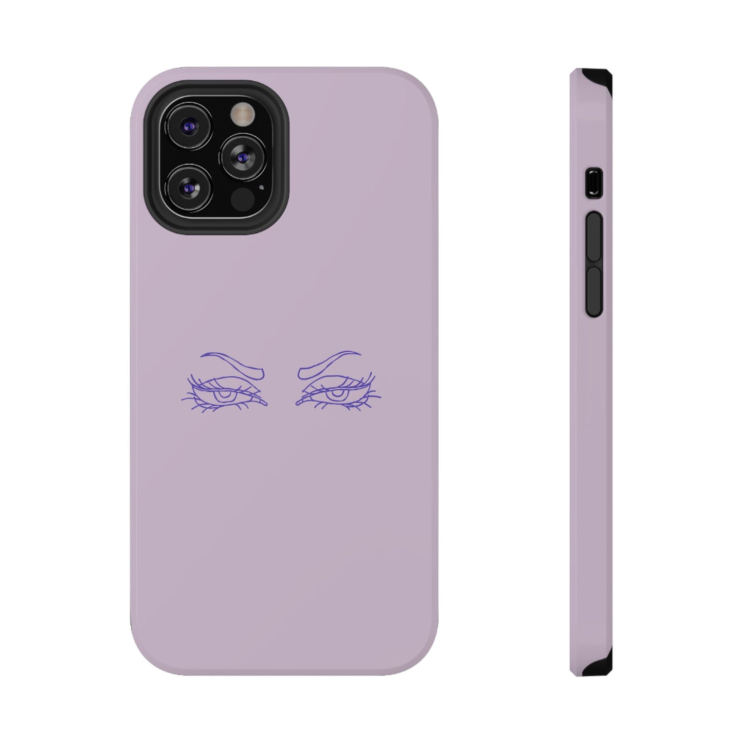 Sassy Line Art Eyes Phone Case – MagSafe Compatible for iPhone & Samsung Galaxy